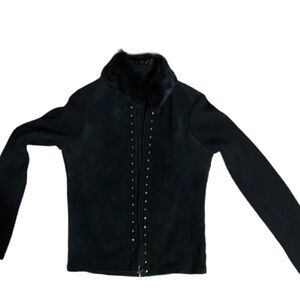 Willi Smith with Rabbit fur Removable collar